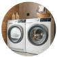 front-loading washer and dryer