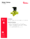 thumbnail image of S-45 Series Water Valves PDF
