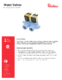 thumbnail image of E-1, E-2 and E-2T Series Water Valves PDF