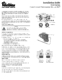 thumbnail image of 4350 Series Commercial Thermostat BJ Uni-Kit Install Manual PDF