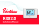 thumbnail image of RS8110 Non-Programmable Wall Thermostat Install Manual in English and Spanish PDF