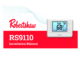 thumbnail image of RS9110 Programmable Wall Thermostat Install Manual in English, Spanish PDF