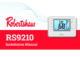 thumbnail image of RS9210 Programmable Wall Thermostat Install Manual in English, Spanish PDF