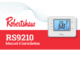 thumbnail image of RS9210 Programmable Wall Thermostat Install Manual in French PDF
